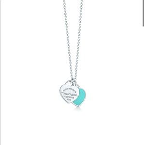 Return to Tiffany Double Heart Tag Pendant